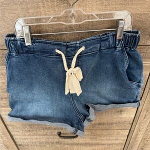 Ripe Maternity Dark Blue Jean Shorts